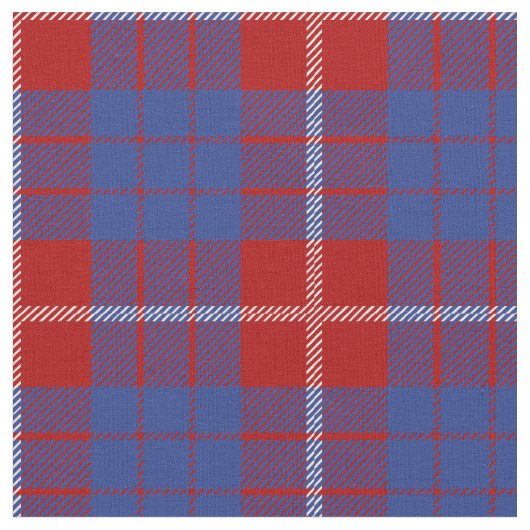 Hamiltontartan-Druck Stoff (Nahaufnahme)