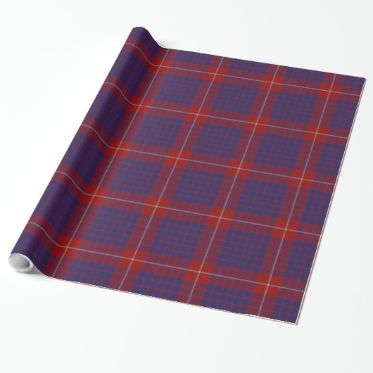 Hamiltontartan-kariertes Verpackungs-Papier Geschenkpapier (Ungerollt)