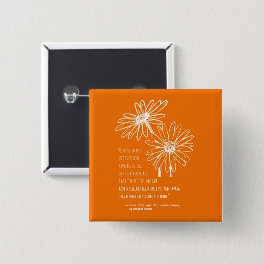 Hamish MacGregor quadratisches Button (Vorne & Hinten)