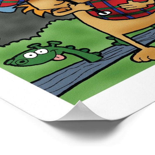 Hamish McWhiskey Poster (Ecke)