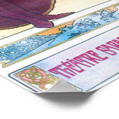 Hamlet, Alphonse Mucha Poster (Ecke)