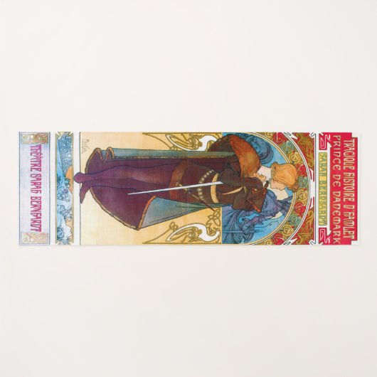 Hamlet, Alphonse Mucha Yogamatte (Vorderseite (Horizontal))