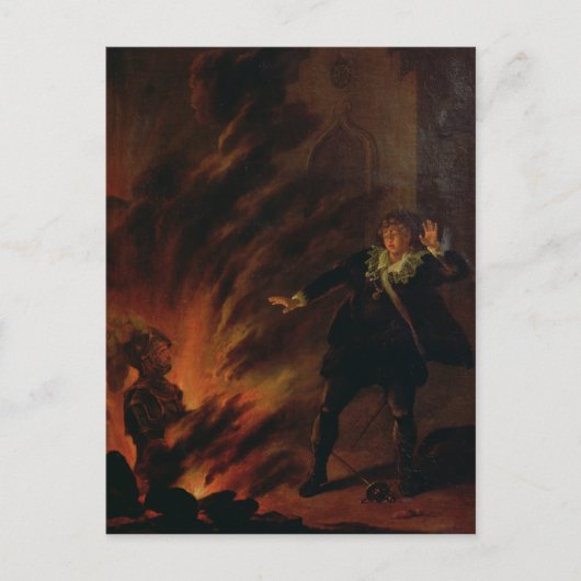 Hamlet and the Ghost of his Father Postkarte (Vorderseite)