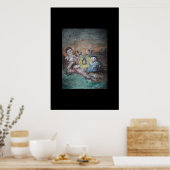 Hamlet auf dem Friedhof Poster (Küche)