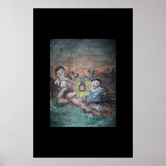 Hamlet auf dem Friedhof Poster (Vorne)