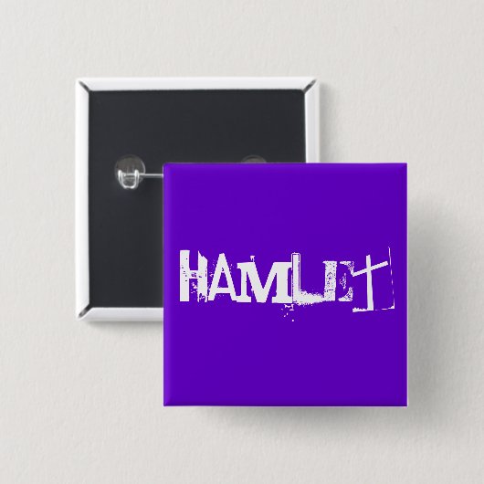 Hamlet - die Shakespeare-Reihe Button (Vorne & Hinten)