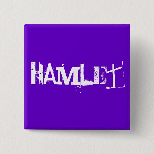Hamlet - die Shakespeare-Reihe Button (Vorderseite)