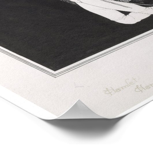 Hamlet John Austen Poster (Ecke)