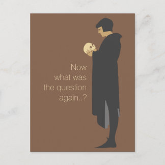 Hamlet mit einem Schädel CC0720 Beggarstaffs Postkarte