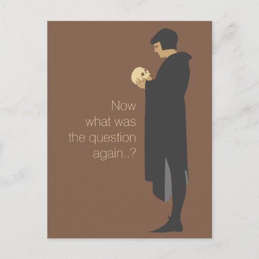 Hamlet mit einem Schädel CC0720 Beggarstaffs Postkarte (Vorderseite)