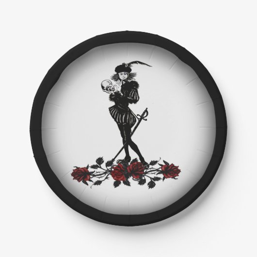 Hamlet Pappteller (Vorderseite)