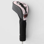 Hamlet Personal Pink Golf Headcover (angewinkelt)