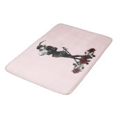 Hamlet Pink Badematte (Schrägansicht)