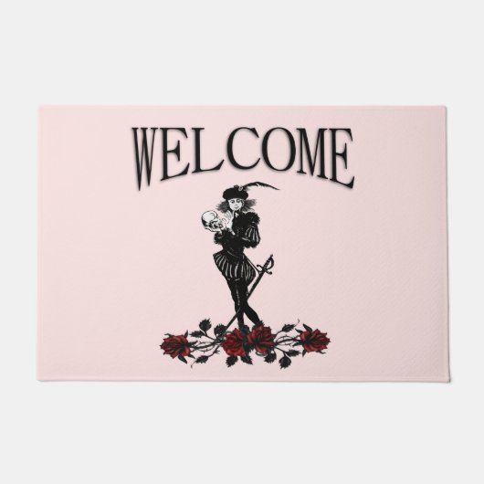 Hamlet Pink Begrüßungstor Fußmatte (Vorderseite)