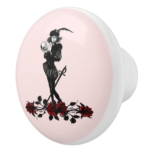 Hamlet Pink Keramikknauf (Rechts)