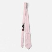 Hamlet Pink Krawatte (Rückseite)