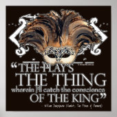 Hamlet-Play-Zitat Poster (Vorne)