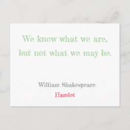 Hamlet Postkarte