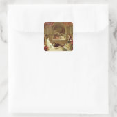 Hamlet Quadratischer Aufkleber (Tasche)