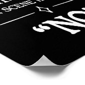 Hamlet Quote Sarcastic Funny Gift Actors Theatre Poster (Ecke)