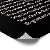 Hamlet sein oder nicht sein poster (Ecke)