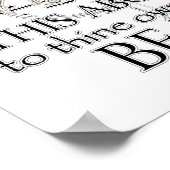 Hamlet "... selbst wahr sein ..." Kostenvoranschla Poster (Ecke)