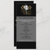 Hamlet "Selbst wahr sein" Zitat (Gold-Version) Einladung (Vorne/Hinten)