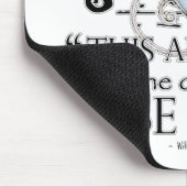 Hamlet "…, Selbst zu besitzen ist wahres… "Zitat Mousepad (Ecke)