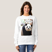 Hamlet Shakespeare Zitat Panda Bear Women's Sweatshirt (Vorne ganz)