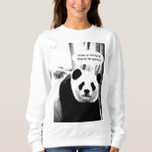 Hamlet Shakespeare Zitat Panda Bear Women's Sweatshirt (Vorderseite)