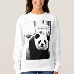 Hamlet Shakespeare Zitat Panda Bear Women's Sweatshirt