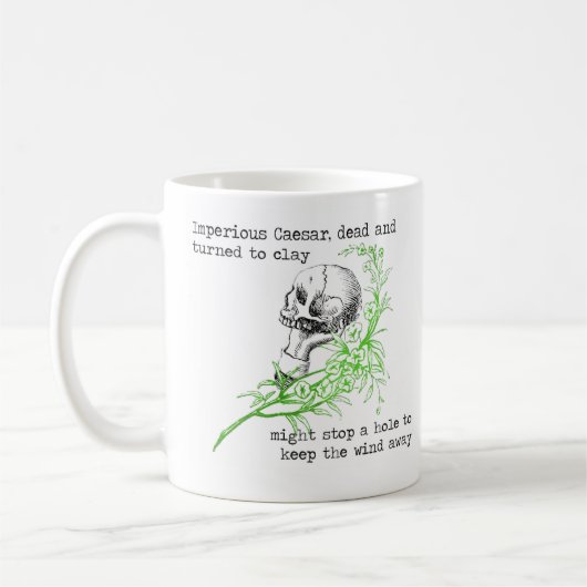 Hamlet Skull-Tasse Kaffeetasse (Links)