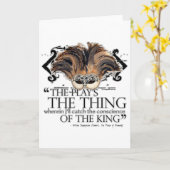 Hamlet-Spiel-Zitat Karte (Gelbe Blume)