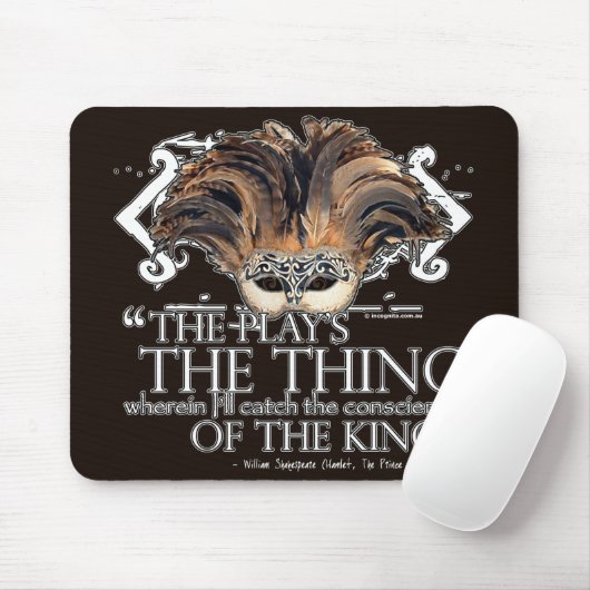 Hamlet-Spiel-Zitat Mousepad (Mit Mouse)