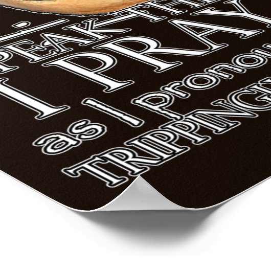 Hamlet "Sprich die Rede ..." Poster (Ecke)