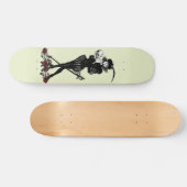 Hamlet The Bard Limegrün Skateboard (Horizontal)
