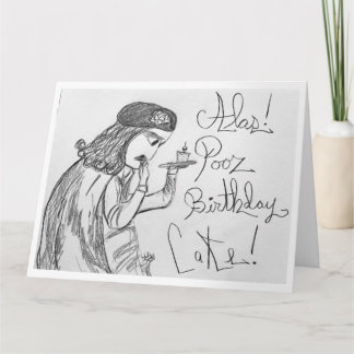 Hamlet überträgt das Schicksal der Geburtstagskuch Karte