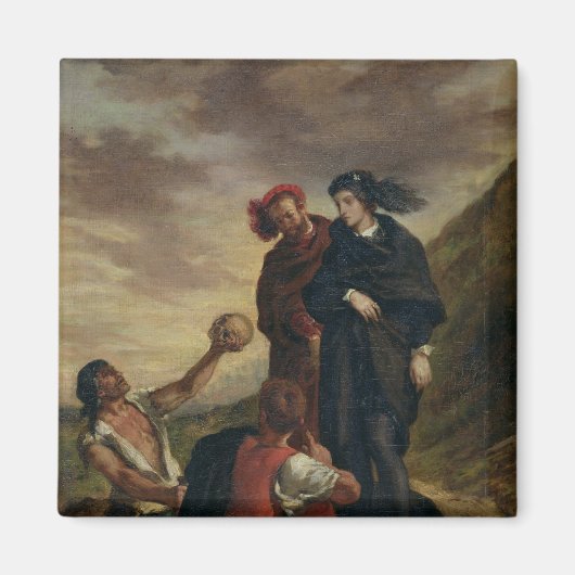 Hamlet und Horatio im Friedhof Magnet (Vorne)