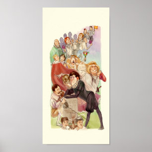 Hamlet - ursprünglicher Kunst-Druck Poster