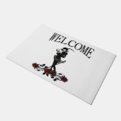 Hamlet Willkommen Fußmatte (Schrägansicht)