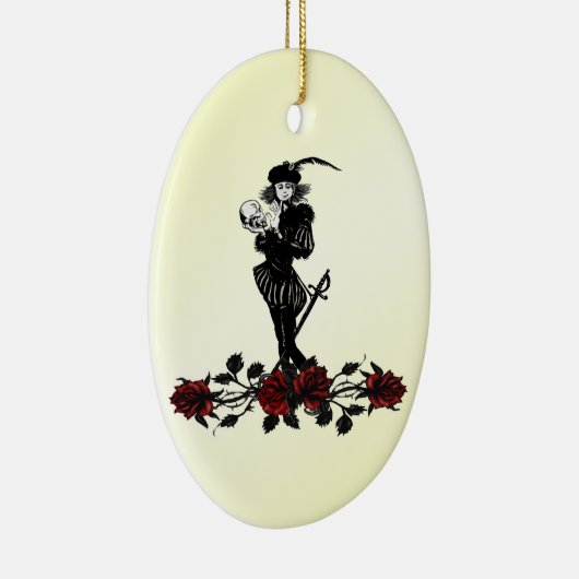 Hamlet Yellow Keramik Ornament (Rechts)