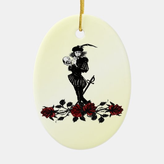 Hamlet Yellow Keramik Ornament (Vorne)