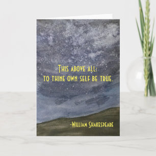 Hamlet-Zitat Karte