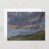 Hamlet-Zitat Postkarte (Vorne/Hinten)