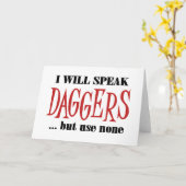 Hamlets Dolche Karte (Gelbe Blume)