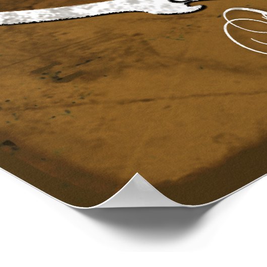 Hamlet's House of Ribs Poster (Ecke)