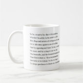 HamletSoliloquy Kaffeetasse (Links)