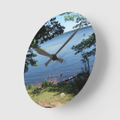Hamlin Lake Acrylic Wall Clock Runde Wanduhr (Winkel)