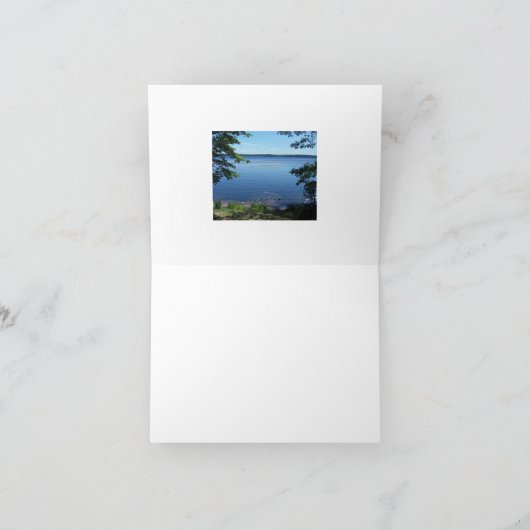Hamlin Lake Blank Faltcard (Innenseite)