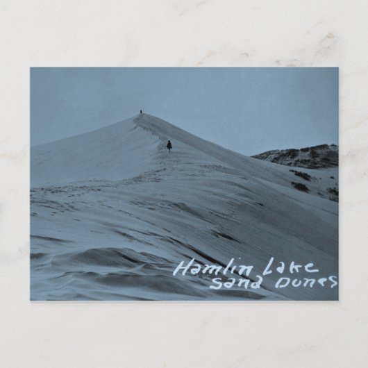 Hamlin Lake Sand Dunes, Michigan Postkarte (Vorderseite)